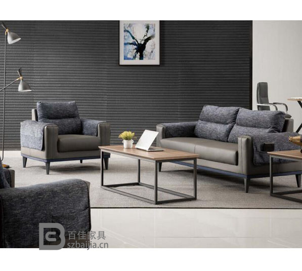 现代办公沙发-40