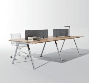  Steel frame staff desk - 58